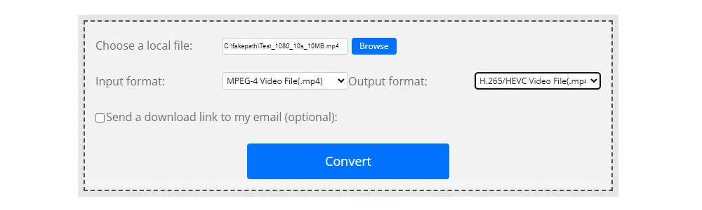 Online AV1 Video to File MP4 Converter