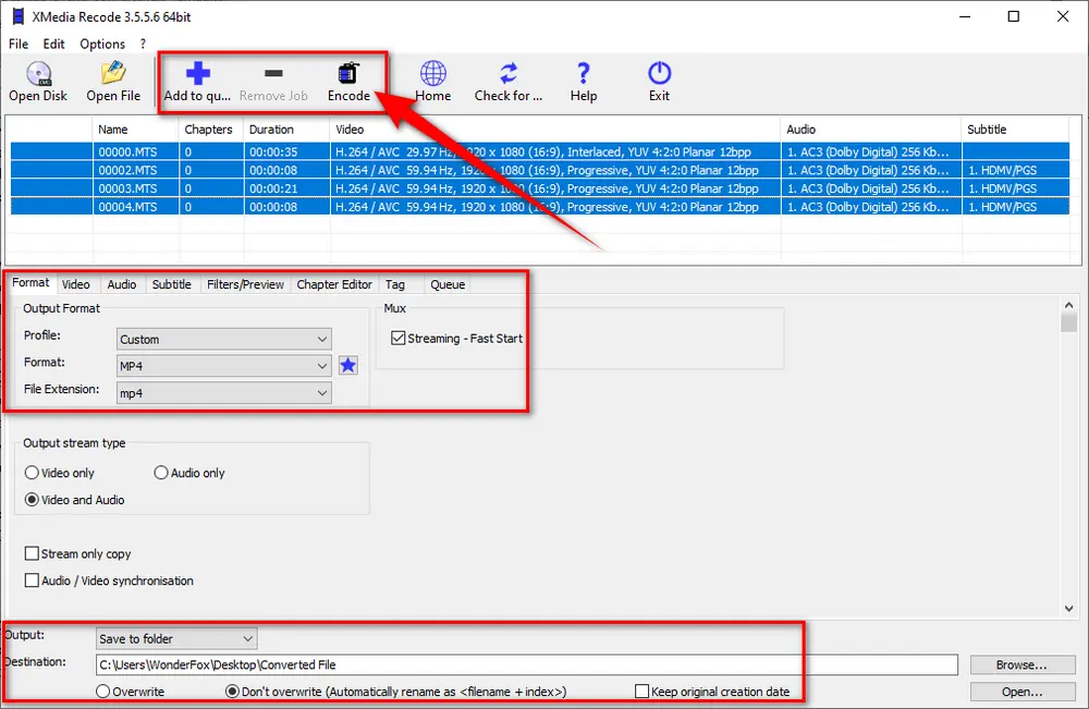 AVCHD Converter XMedia Recode