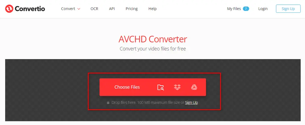 AVCHD Converter Online