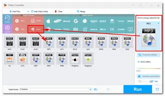 Choose Output Format