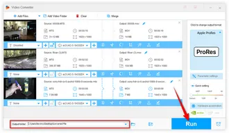 Batch Convert AVCHD to ProRes