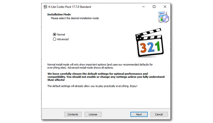 Install AVI Codec for Windows 10