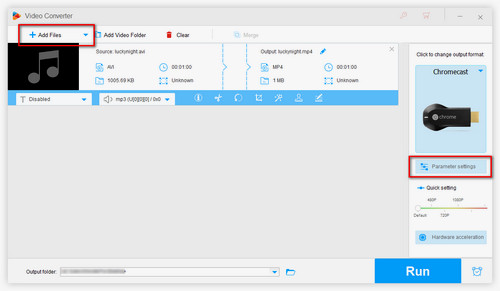 Load Original AVI Files into the Program