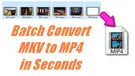 Batch Convert MKV to MP4