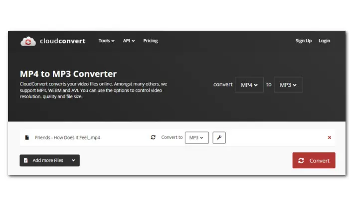 AVI to MP3 Converter Free Online