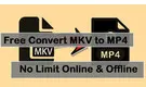 MKV to MP4 No Limit