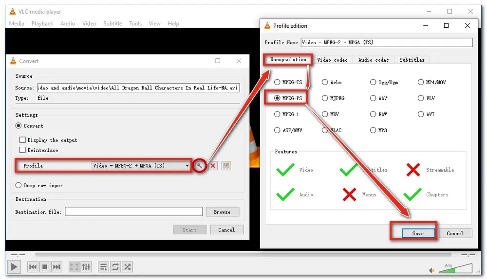 Choose Output Format