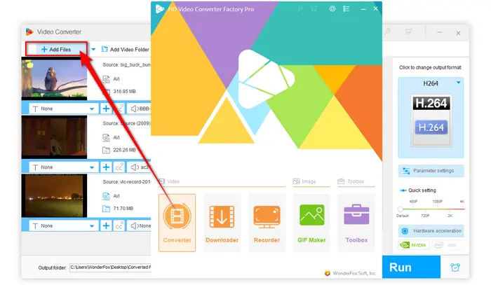 Open AVI to MPG Batch Converter