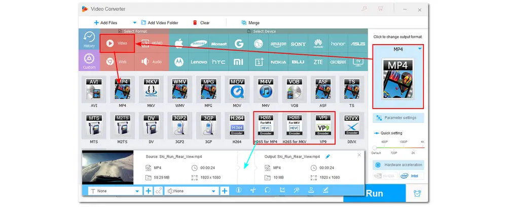 Choose Output Format