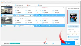 Export Split Videos