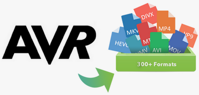 Convert AVR files to 300+ formats 