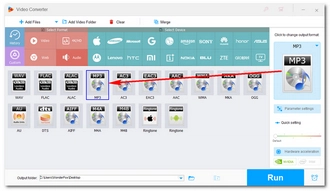 Batch MP3 Converter - Choose Output Format