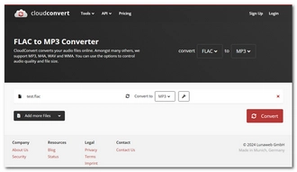 Convert FLAC to MP3 Online
