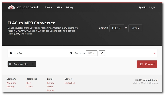 Convert FLAC to MP3 Online