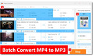 Bulk Convert MP4 to MP3