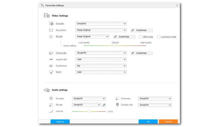 Change Parameters