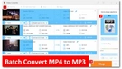 Bulk Convert MP4 to MP3