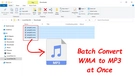 Batch Convert WMA to MP3