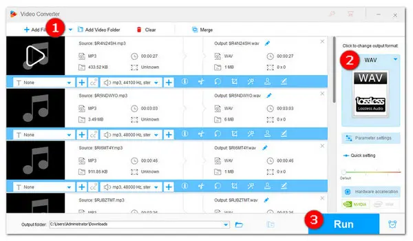 Convert MP3 to WAV Batch