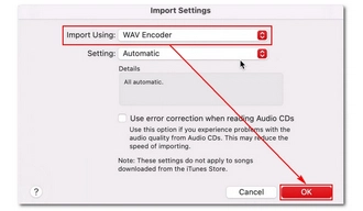 Choose WAV Encoder