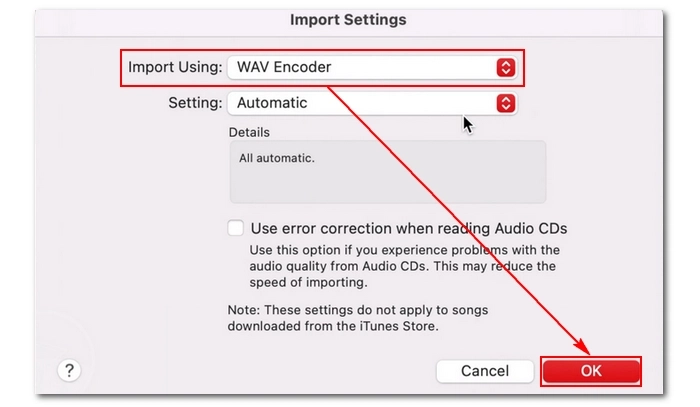 Choose WAV Encoder