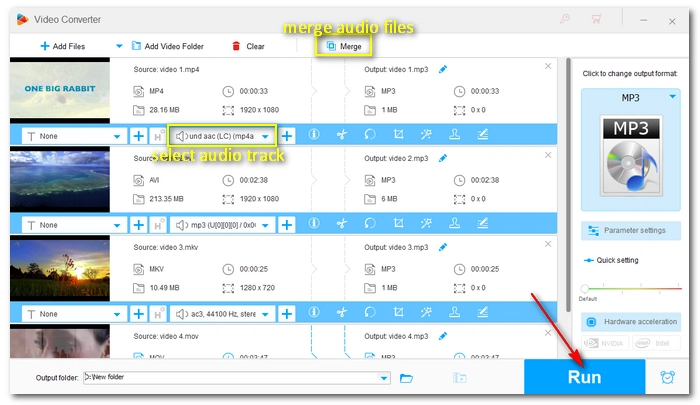 Batch Extract Audio from MP4