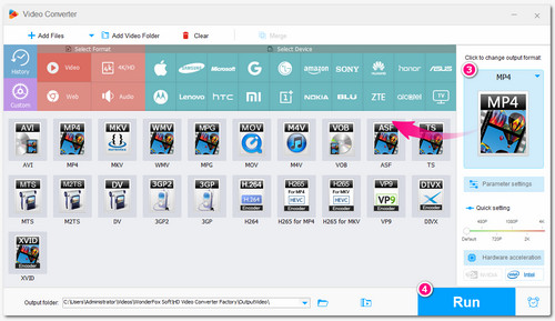 Convert BDMV to MP4, AVI, MOV, WMV, MPG and more 