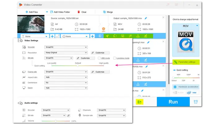 Customize Video Output Settings