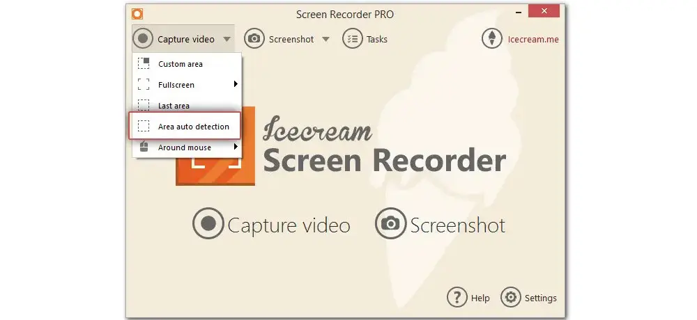 Icecream Screen Recorder