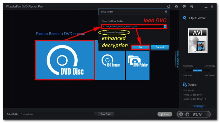 Load DVD into the Software