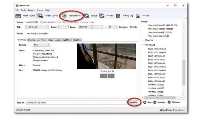 Convert Homemade DVD to MKV with HandBrake