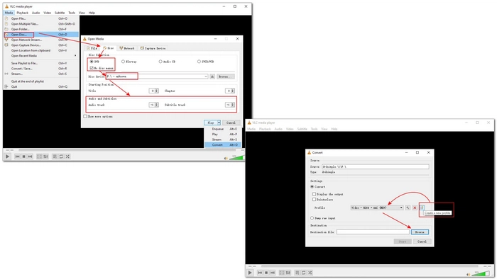 Convert DVD to MKV with VLC