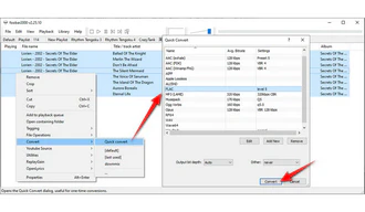 Convert FLAC with fre:ac