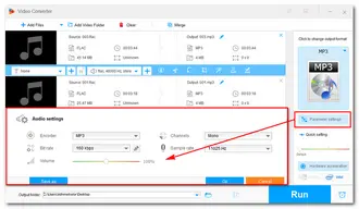 Output Settings