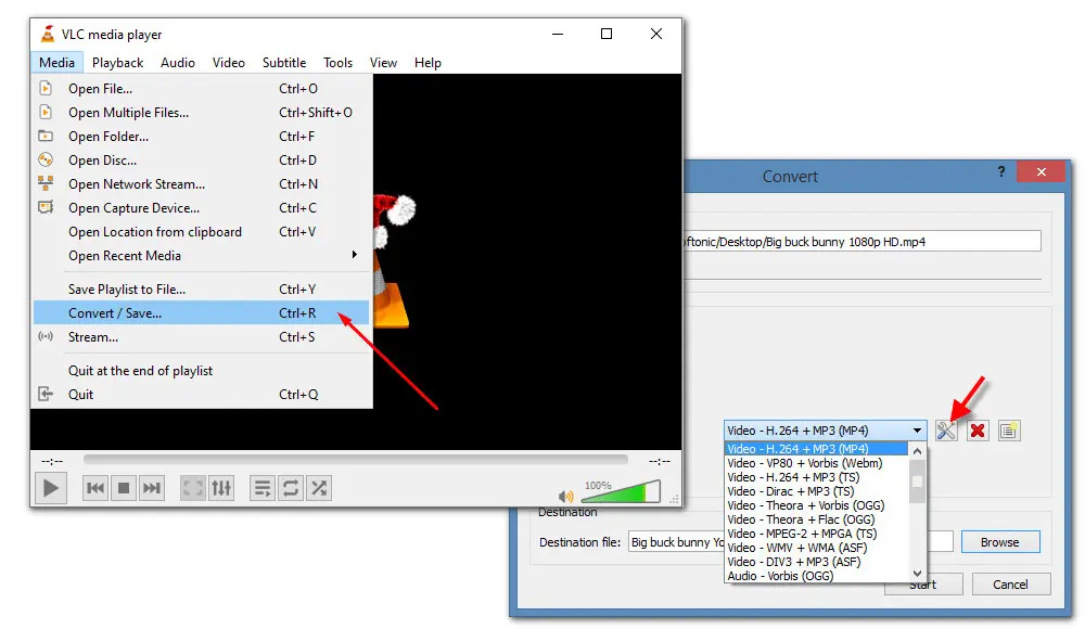 VLC Free Convert MKV