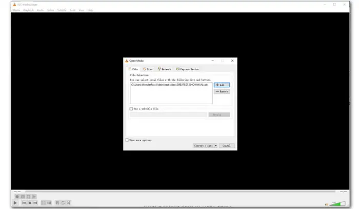 VLC Free Converter VOB to MP4 