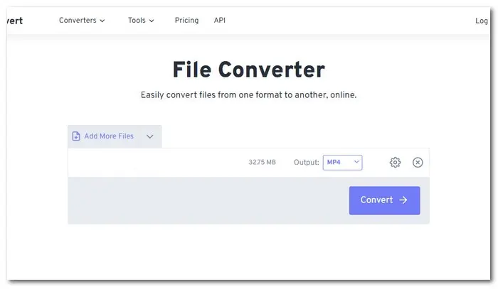Online Free Converter for VOB to MP4