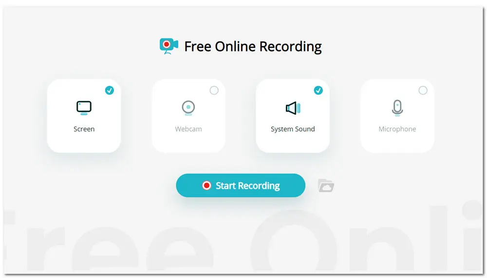 Online Free Laptop Screen Recorder