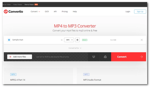 Convertio - Best MP4 to MP3 Converter Online