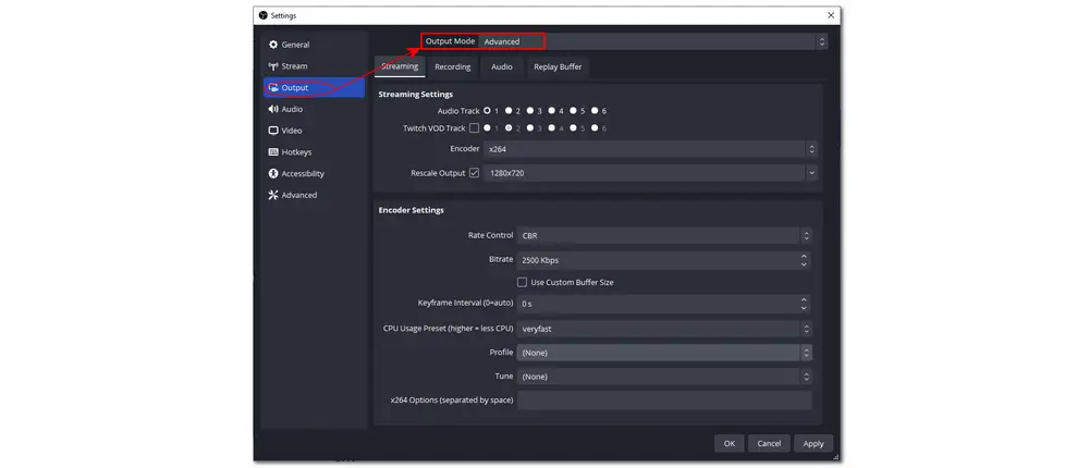 Best OBS Output Settings
