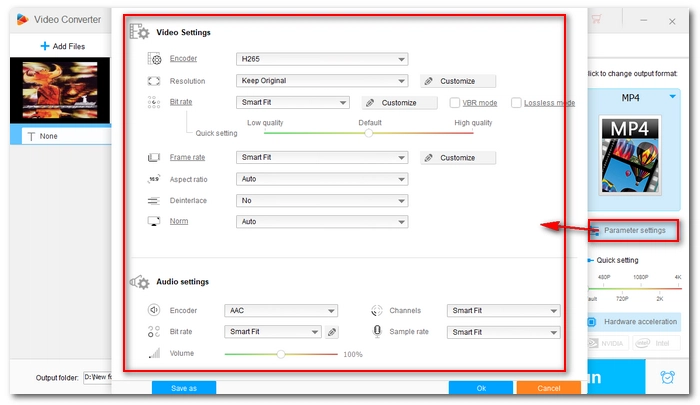 Modify Video Settings