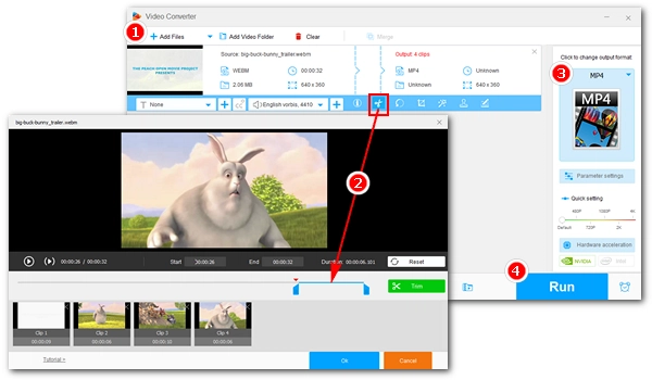 Free Video Trimmer without Watermark for PC