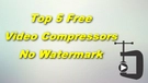 Compress Video without Watermark