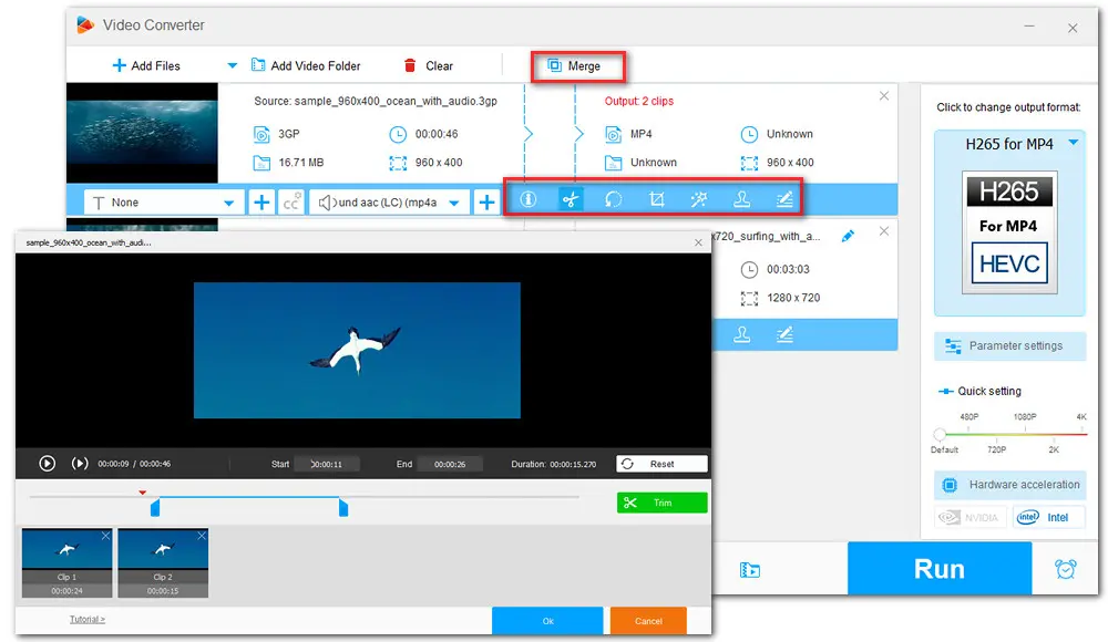 Screenshot of Free HD Video Converter Factory