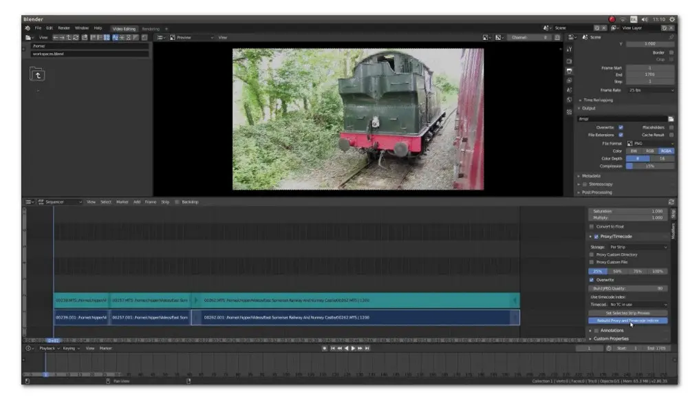 Edit Video on Windows 11 with Blender