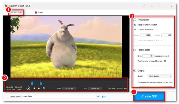 WonderFox Video to GIF Converter - Convert Video to GIF Animation without  Qiality Loss