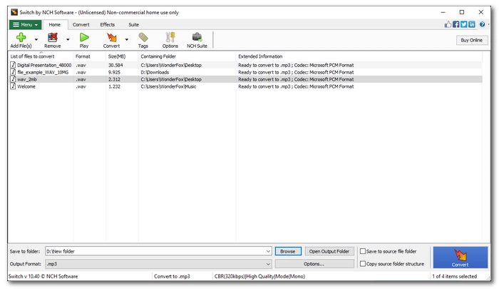 Switch Audio File Converter Software