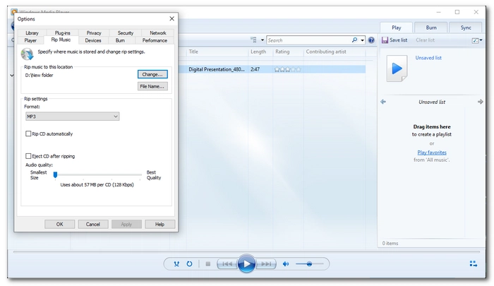 Windows Media Player