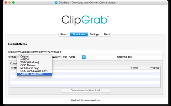 ClipGrab - Safe YouTube to MP4 Converter