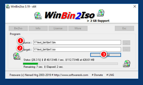 How to Convert BIN to ISO on WinBin2ISO
